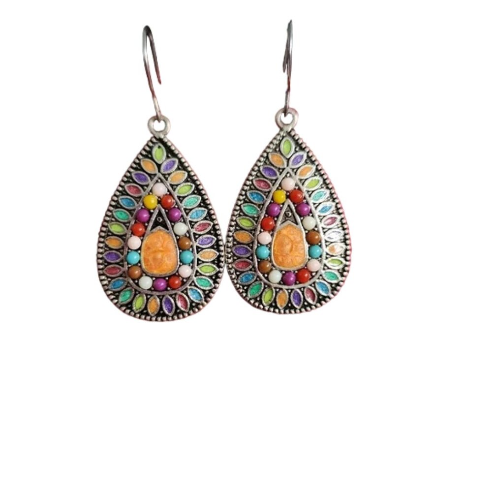 Bohemian Colorful Earrings, lightweight
